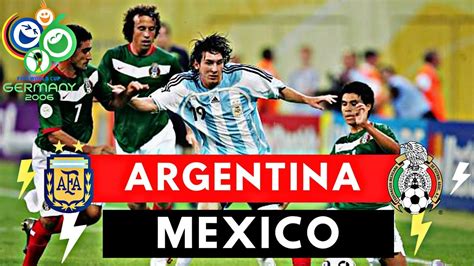 argentina vs mexico 2006 world cup